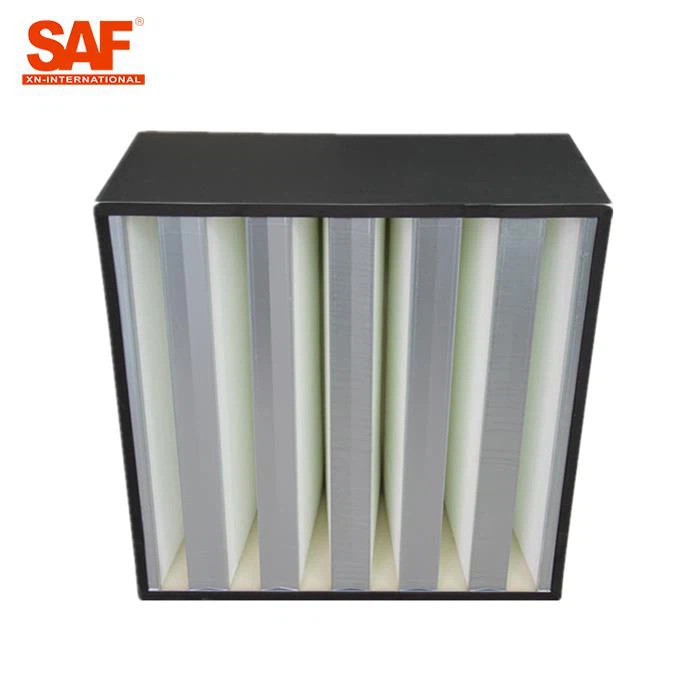 Mini Pleat V Bank HEPA oro filtras